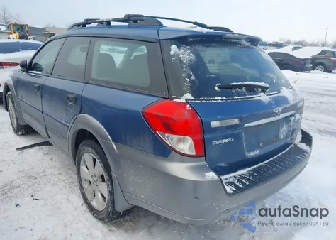 2009 Subaru Outback 2.5I z USA, uszkodzony, nr VIN 4S4BP61C397326018